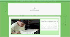 Desktop Screenshot of ensinandoasorrir.org.br